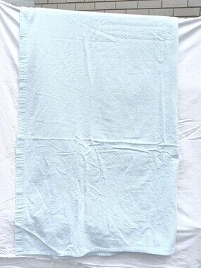 Linencorp Light Blue Flannel Twin Flat Sheet - 70" x 92" Cotton Cozy